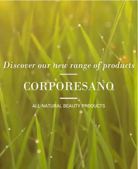 Discover our new range of products, CORPORESANO, all natural beauty products